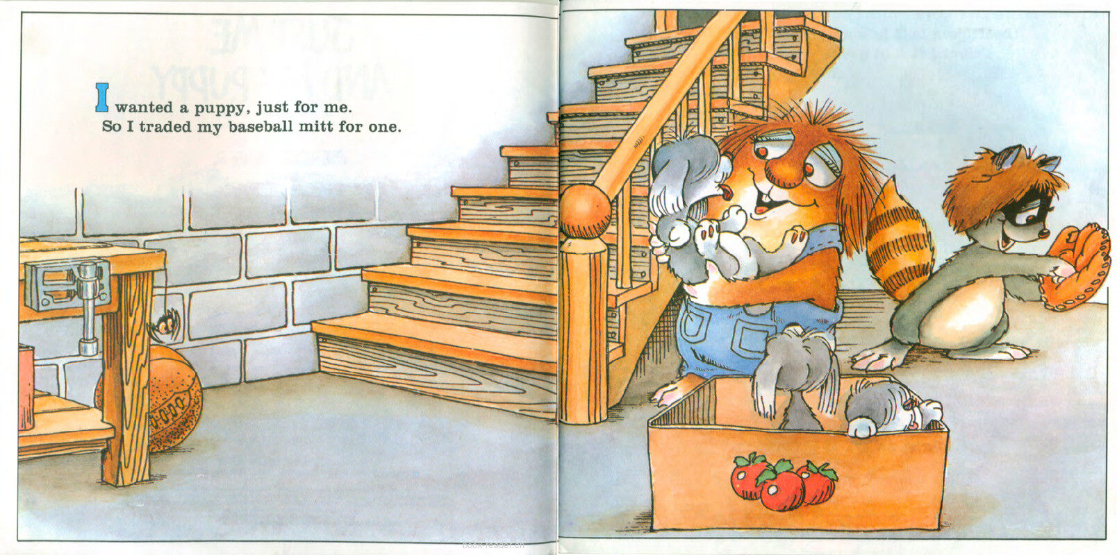 Just Me and My Puppy绘本故事第3页