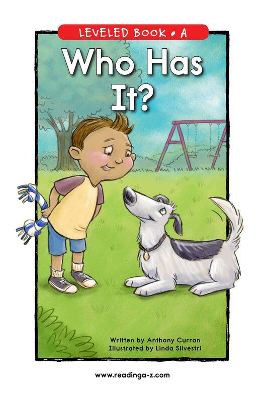 Who Has It绘本故事第2页