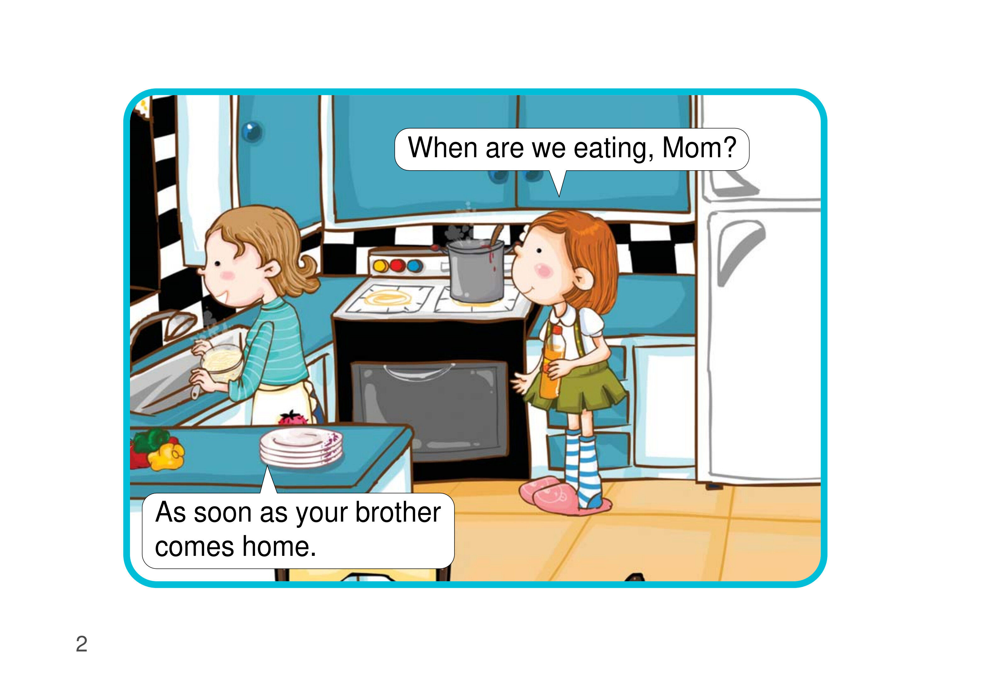 A Special Lunch绘本故事第3页