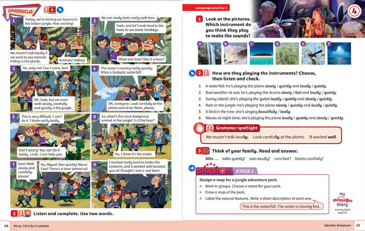 04 Fun in the jungle绘本故事第3页