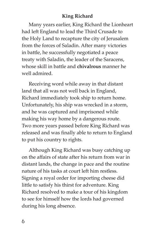 Robin Hood and the King绘本故事第5页