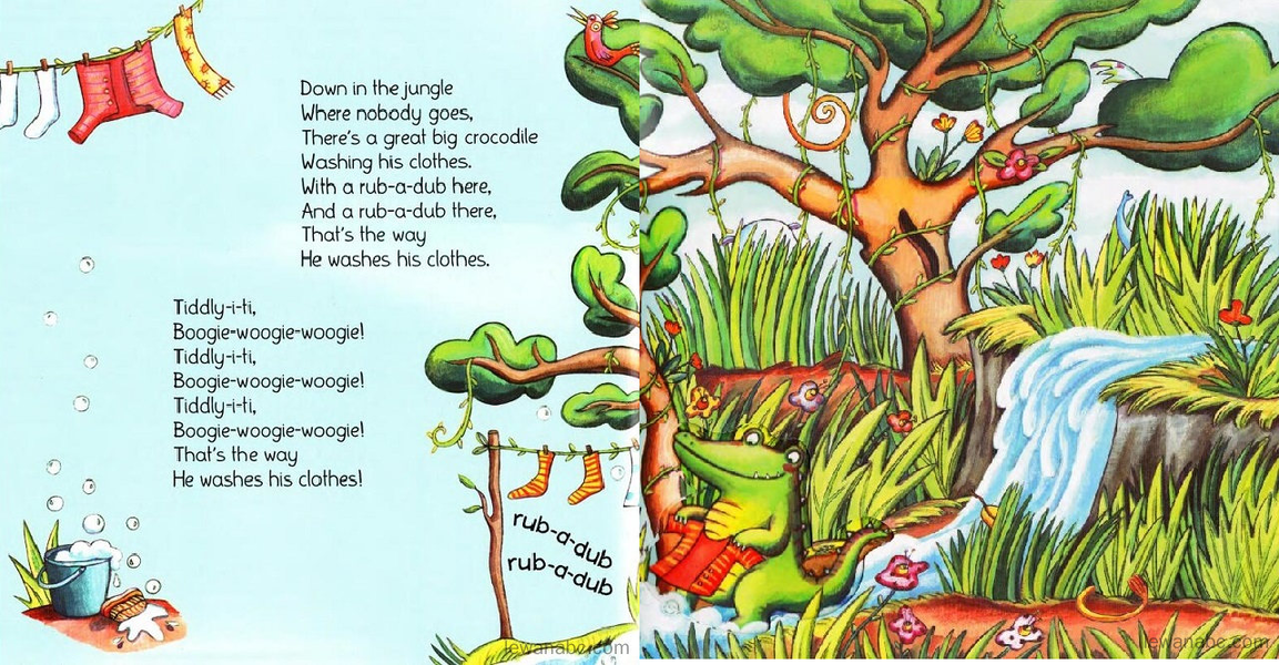 (15周)Down in the Jungle绘本故事第3页