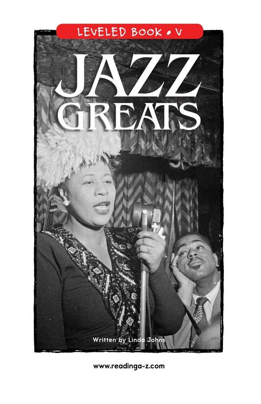 Jazz Greats绘本故事第2页