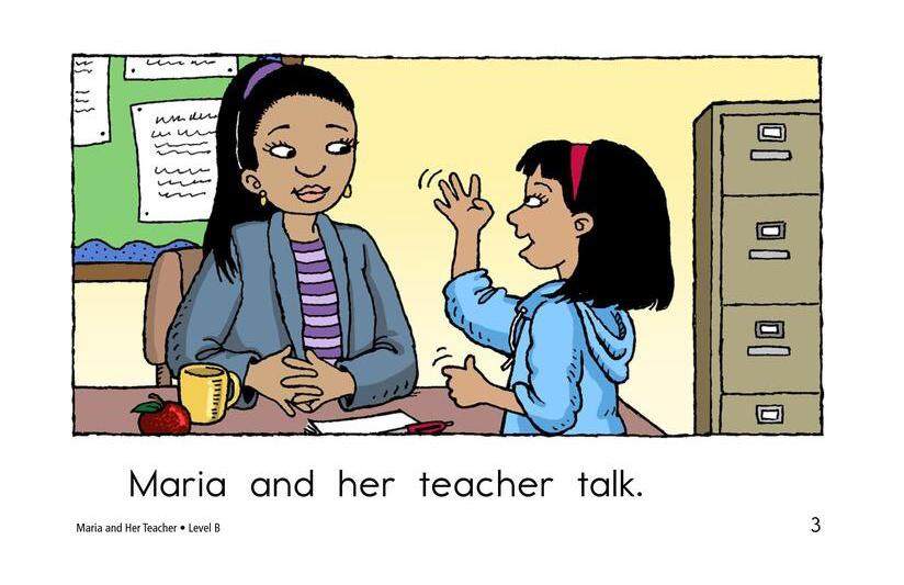 Maria and Her Teacher绘本故事第3页