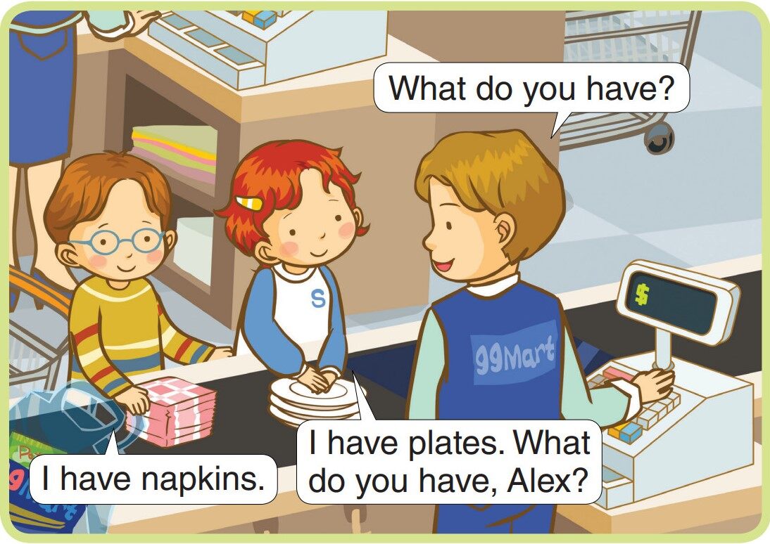 What Do You Have?绘本故事第2页