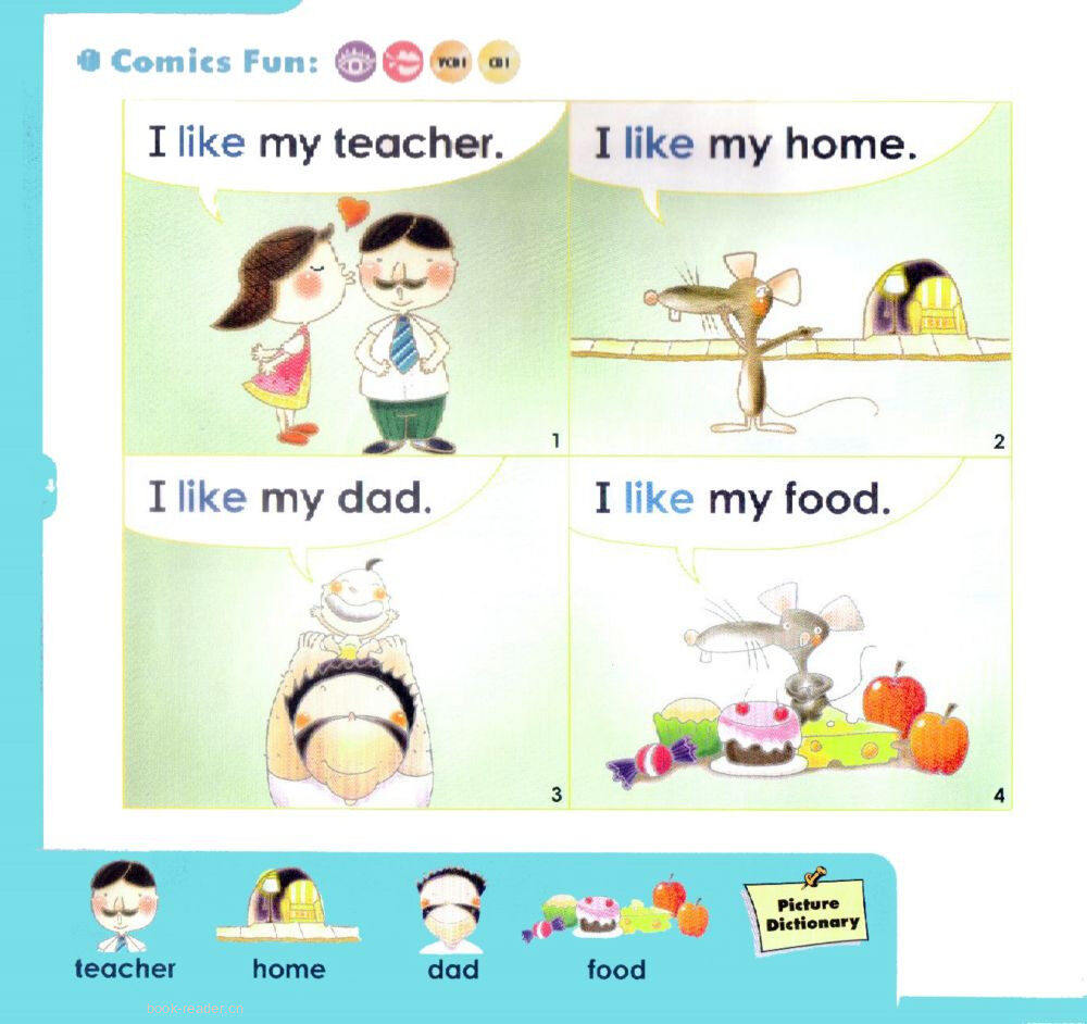 1 I Like绘本故事第2页