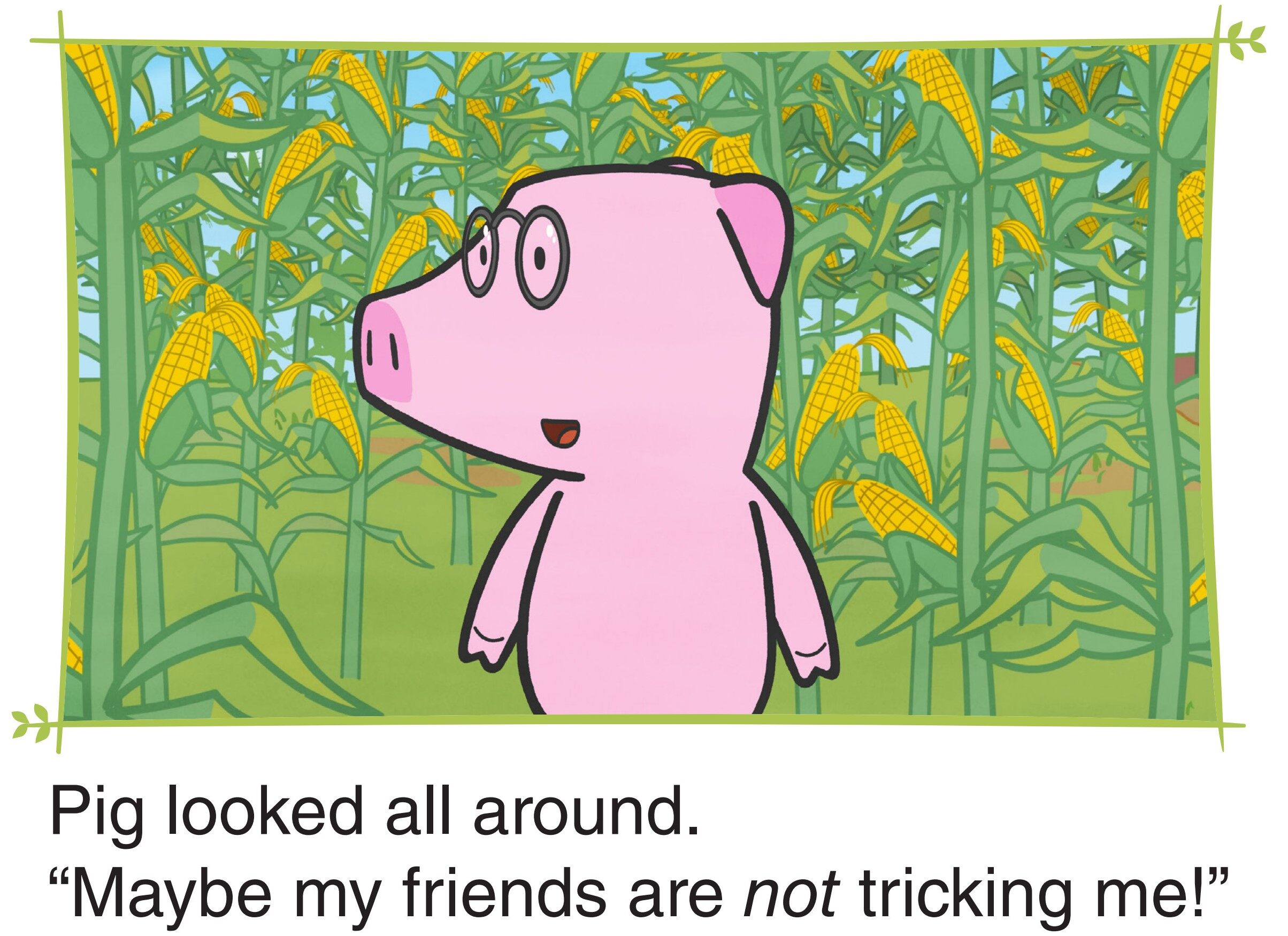 Pig Finds His Friends绘本故事第5页