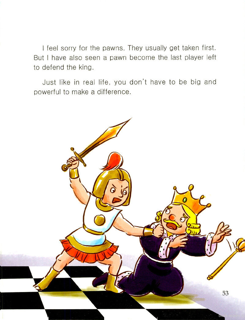 The King and the Pawn绘本故事第3页