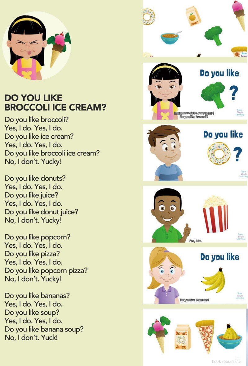 Do You Like Broccoli Ice Cream绘本故事第2页