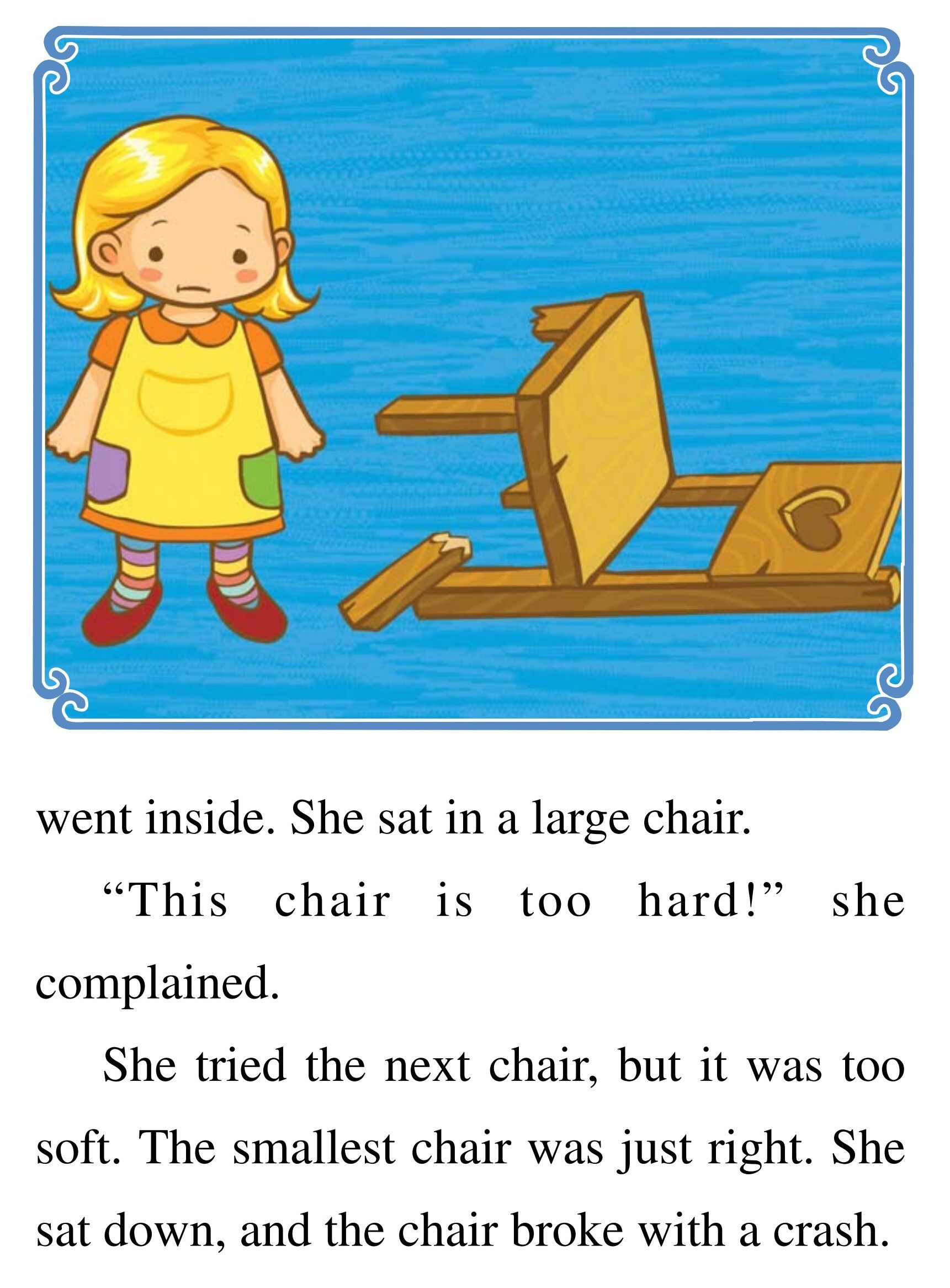 Goldilocks and the Three Bears绘本故事第5页