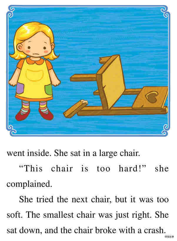Goldilocks and the Three Bears绘本故事第5页