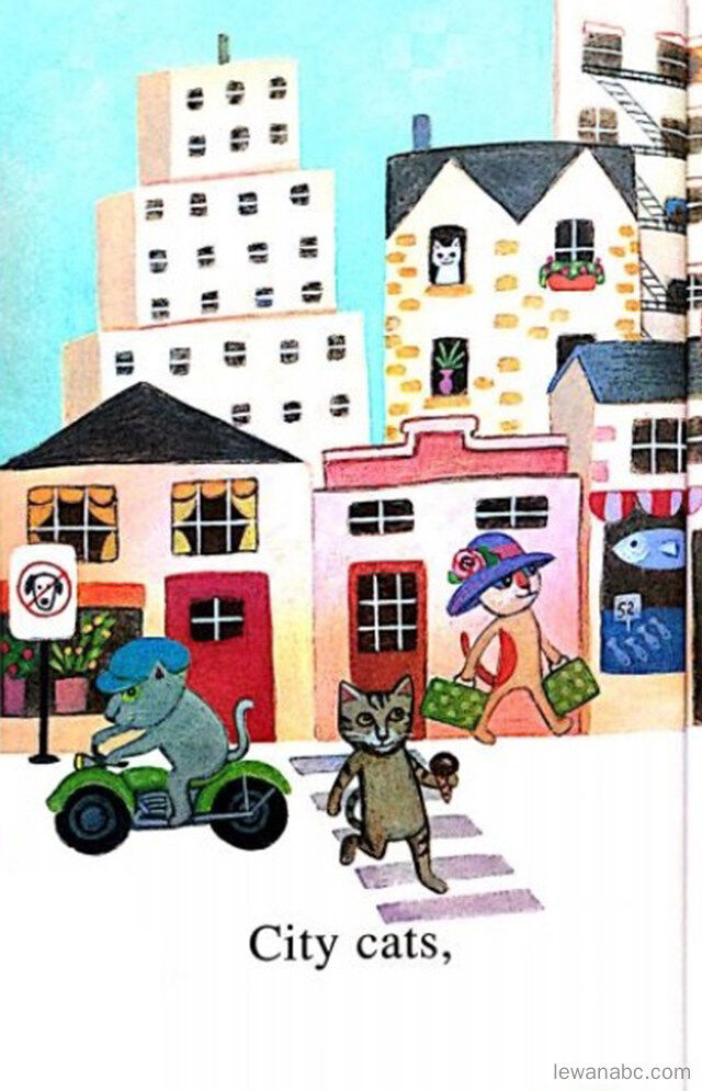 City Cats, Country Cats绘本故事第3页