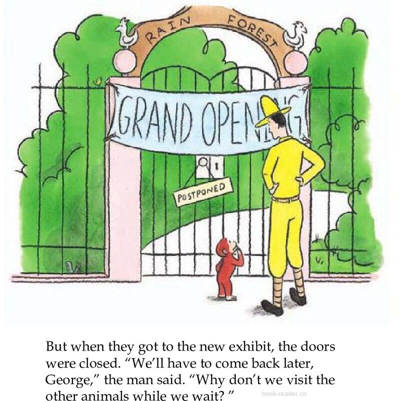 Curious George Feeds the Animals绘本故事第4页