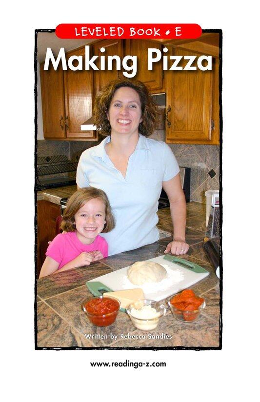 Making Pizza绘本故事第2页