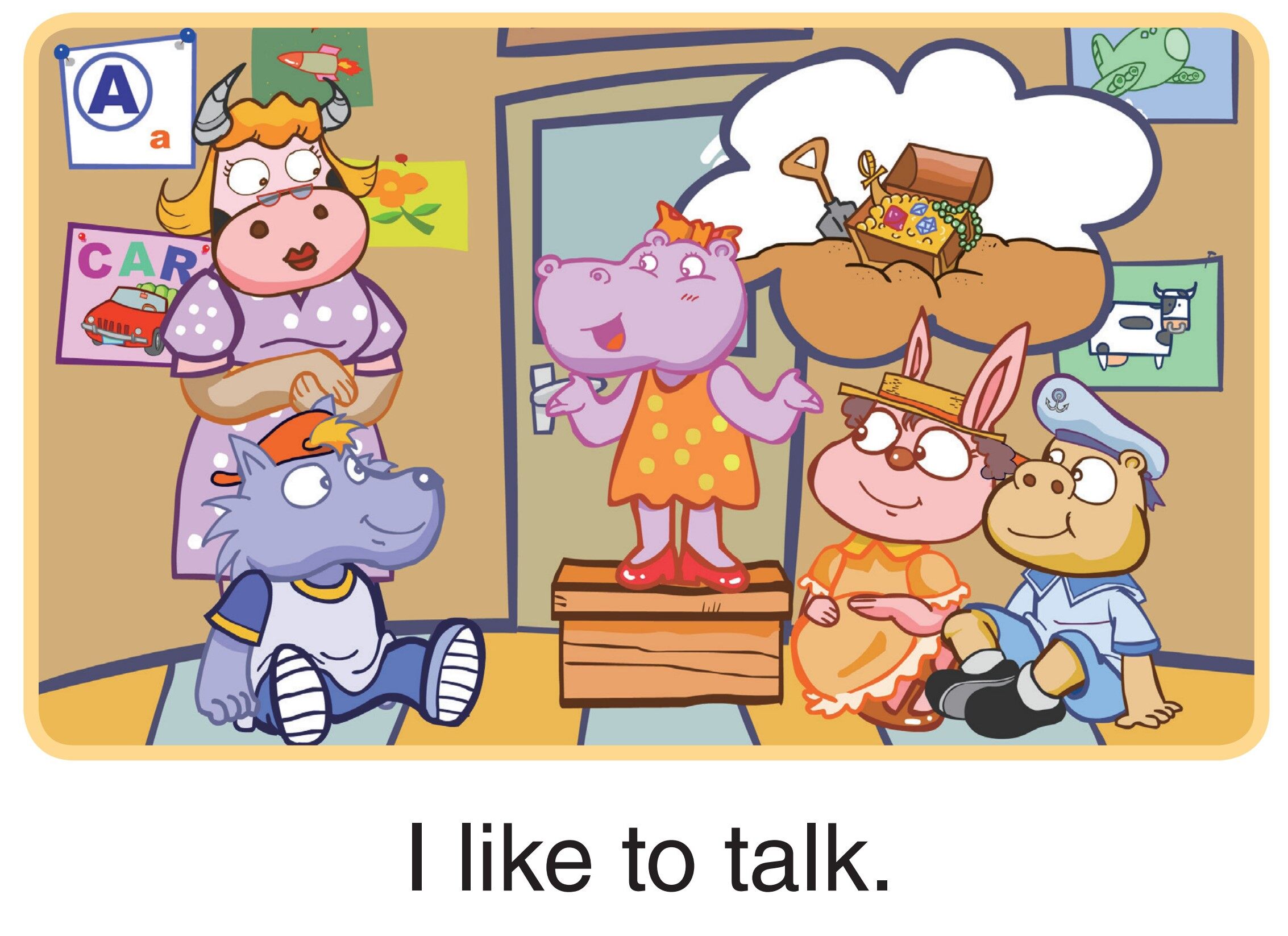 At School绘本故事第4页