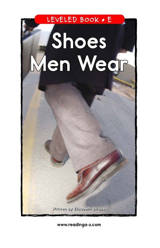 Shoes Men Wear绘本故事第2页