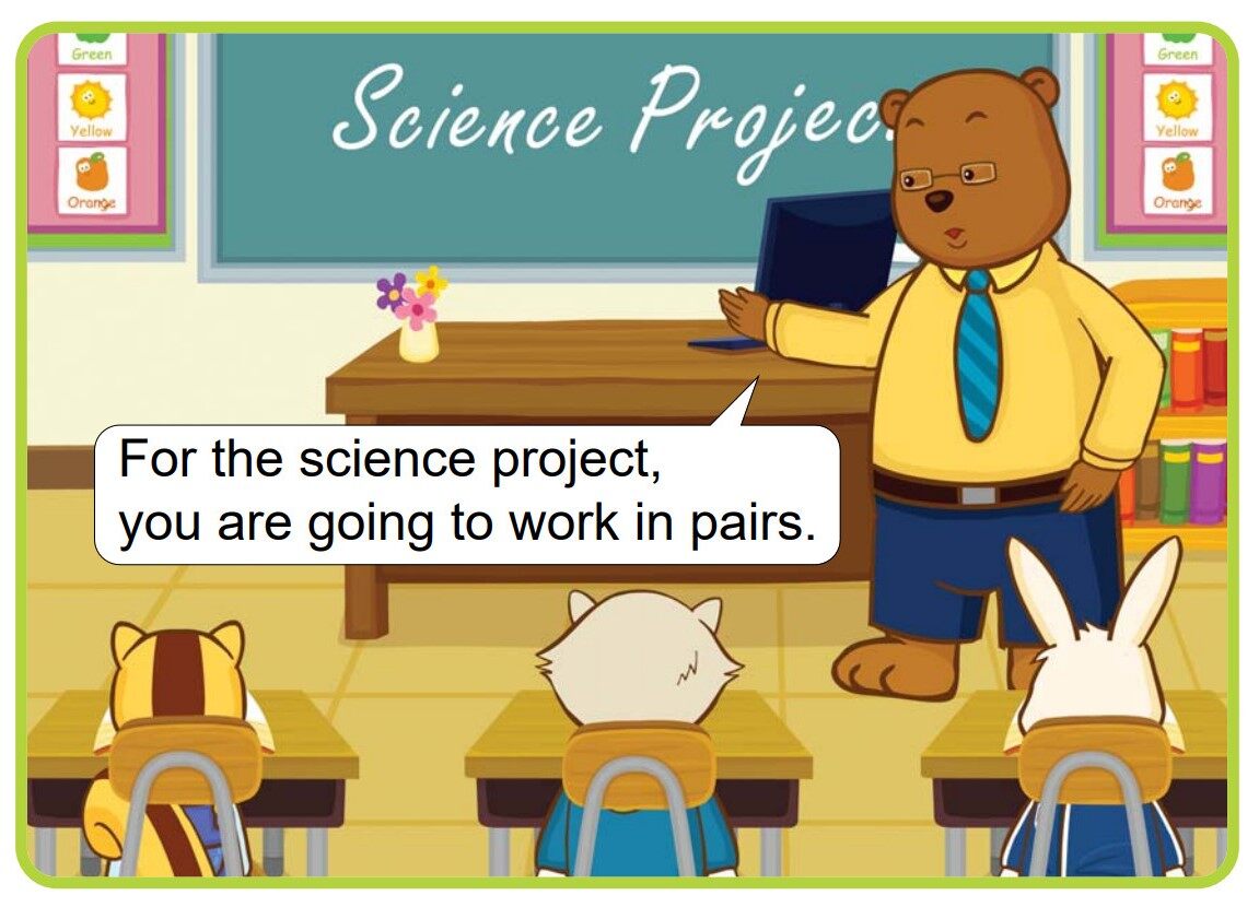 A School Project绘本故事第2页