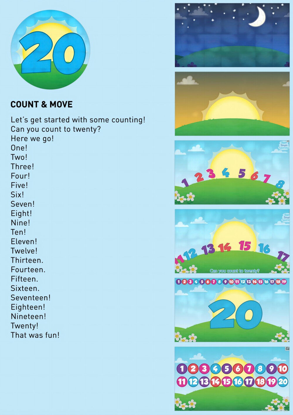 Count And Move绘本故事第2页