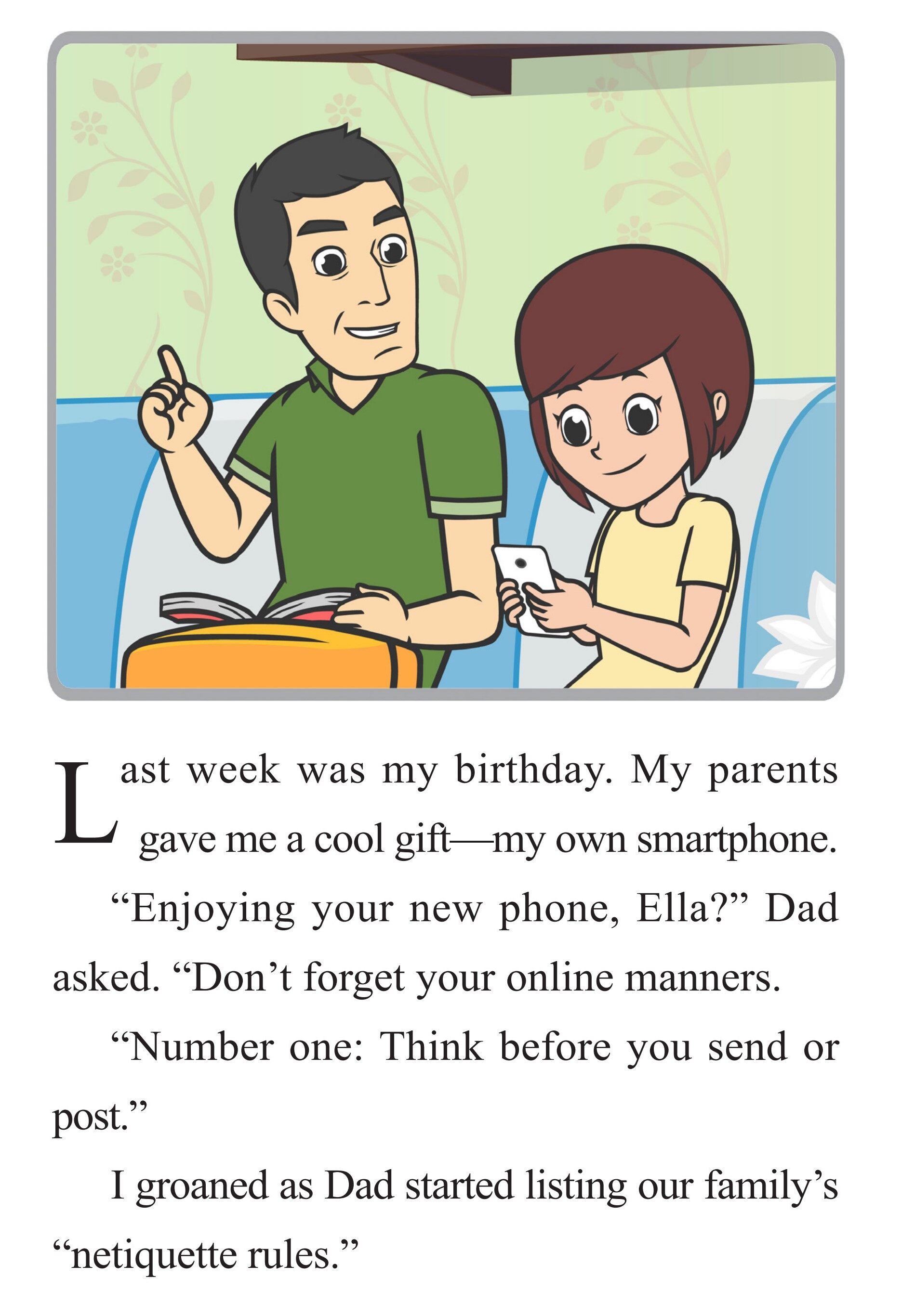 My Netiquette Lesson绘本故事第2页