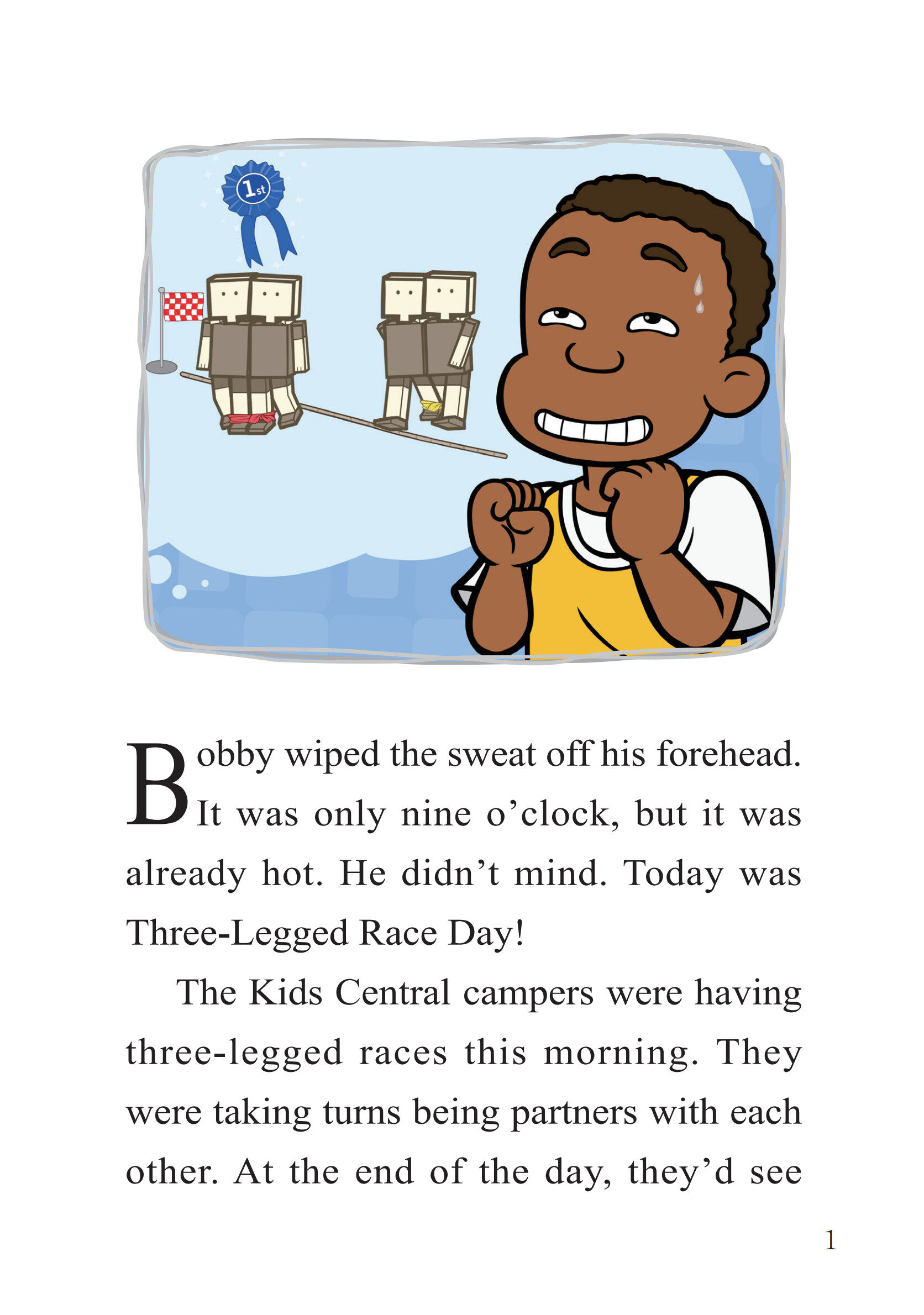 Three-Legged Race Day绘本故事第3页