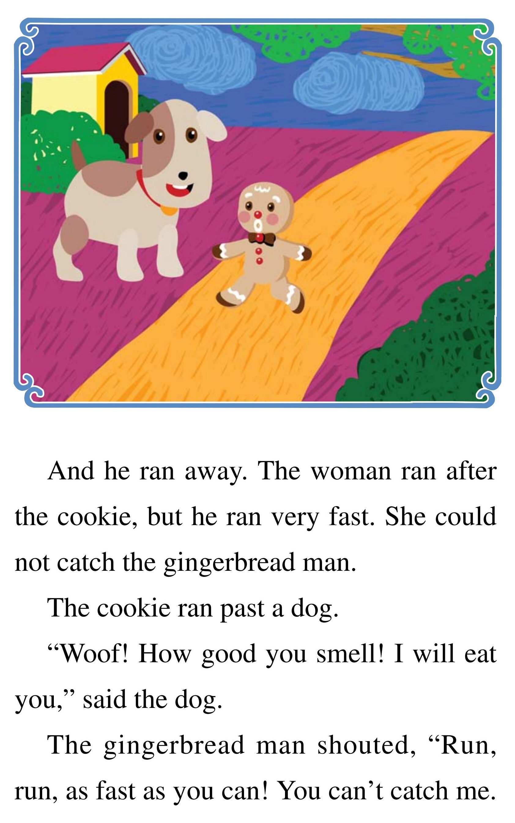 The Gingerbread Man绘本故事第4页