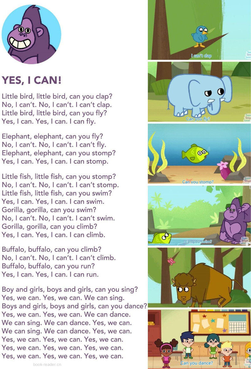 Yes, I Can!绘本故事第2页