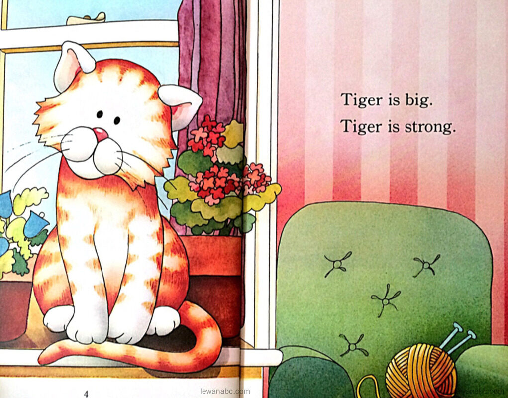Tiger Is a Scaredy Cat绘本故事第3页