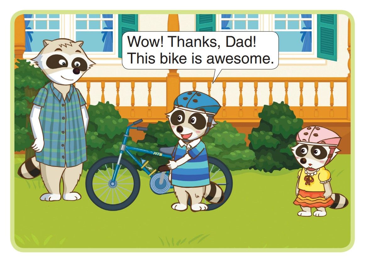 Riding a Bike绘本故事第2页