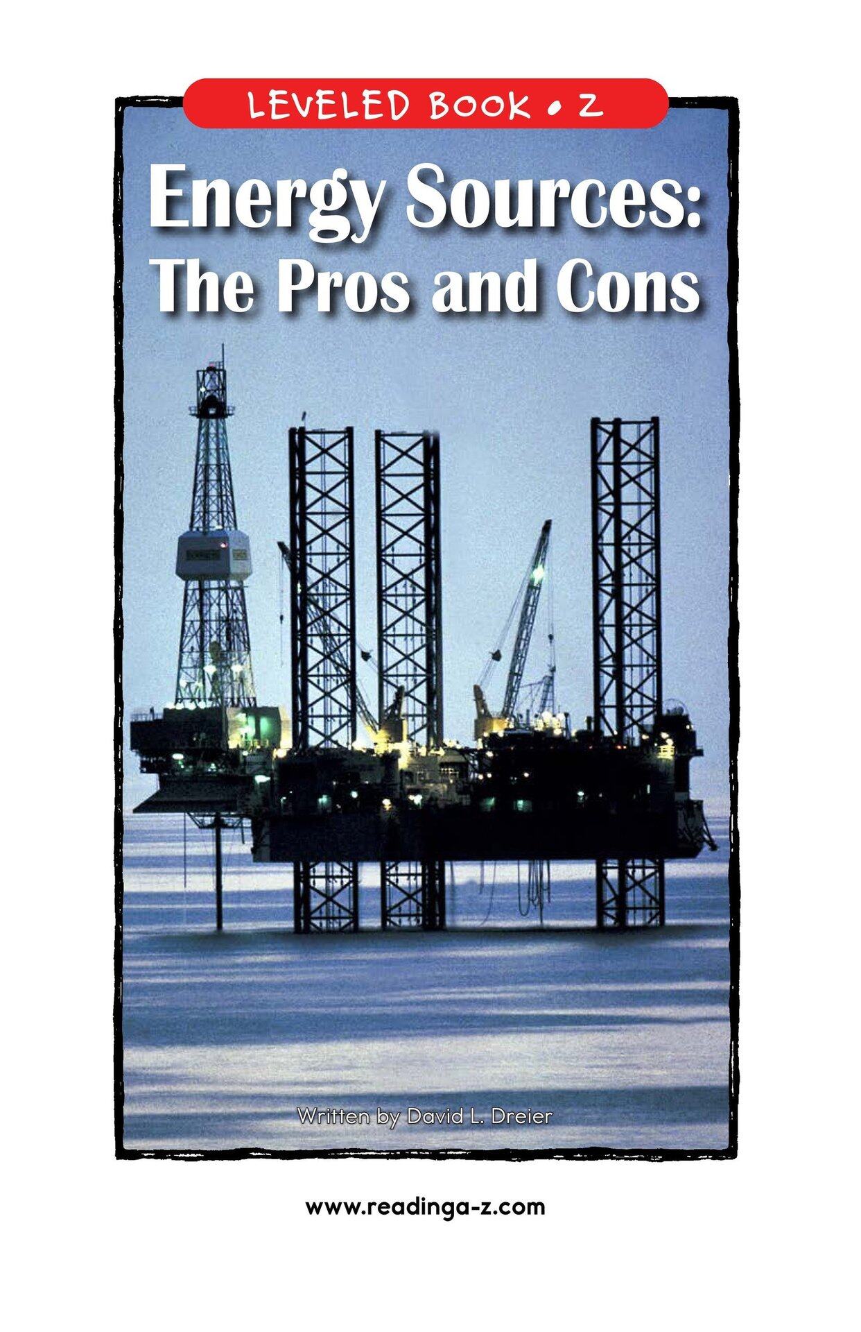 Energy Sources The Pros and Cons绘本故事第2页