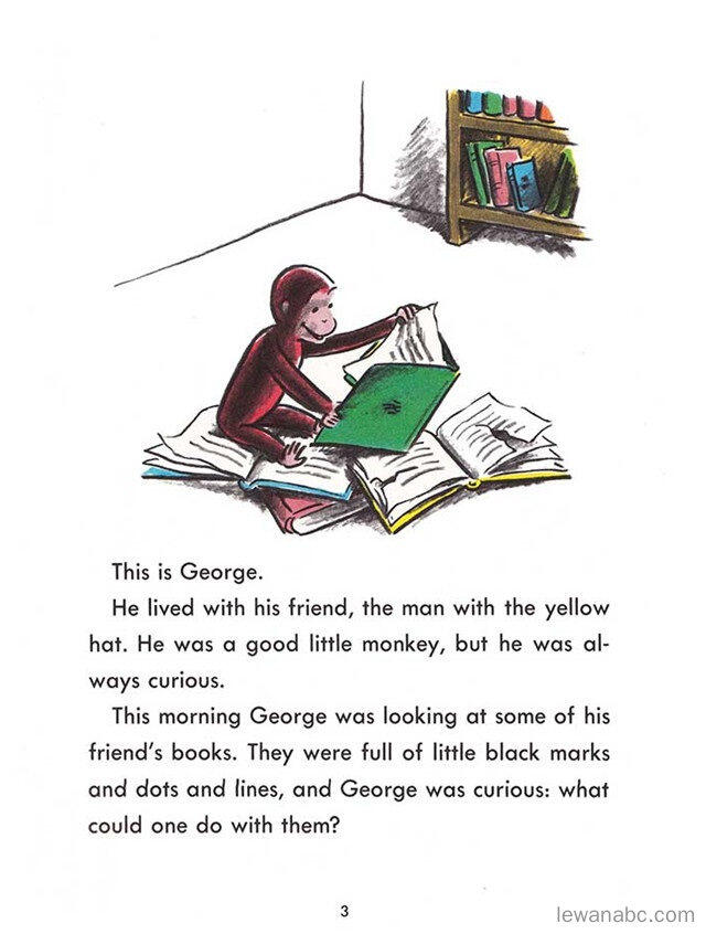(47周)Curious George Learns the Alphabets绘本故事第3页