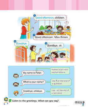 1 Starting school绘本故事第4页