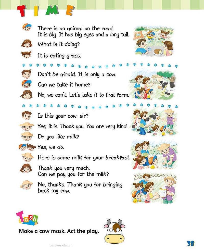 Story time A cow goes camping绘本故事第4页