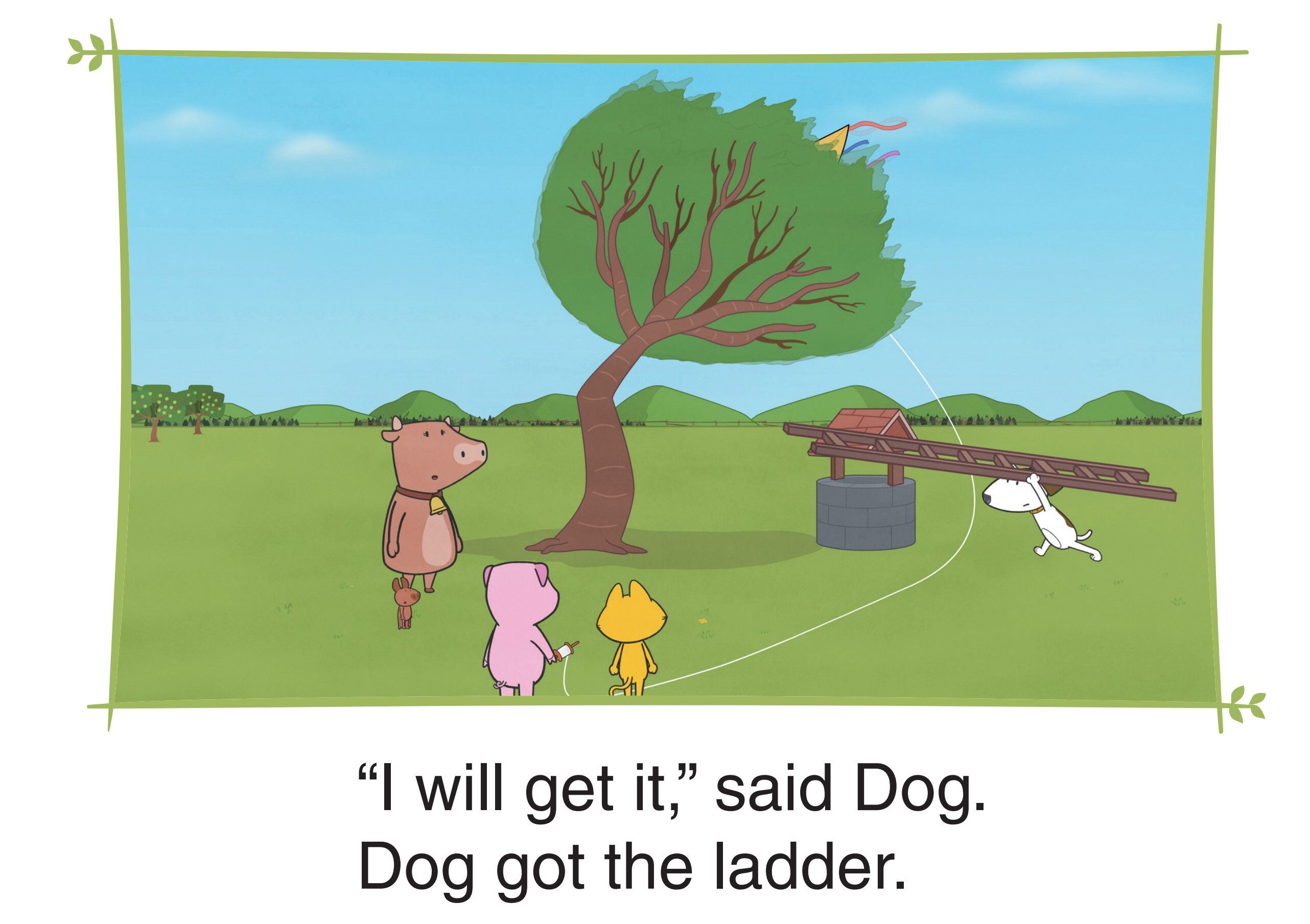 Stuck in the Tree绘本故事第4页