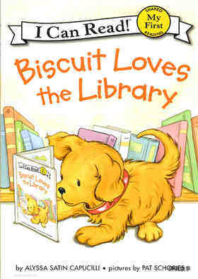 Biscuit Loves the library