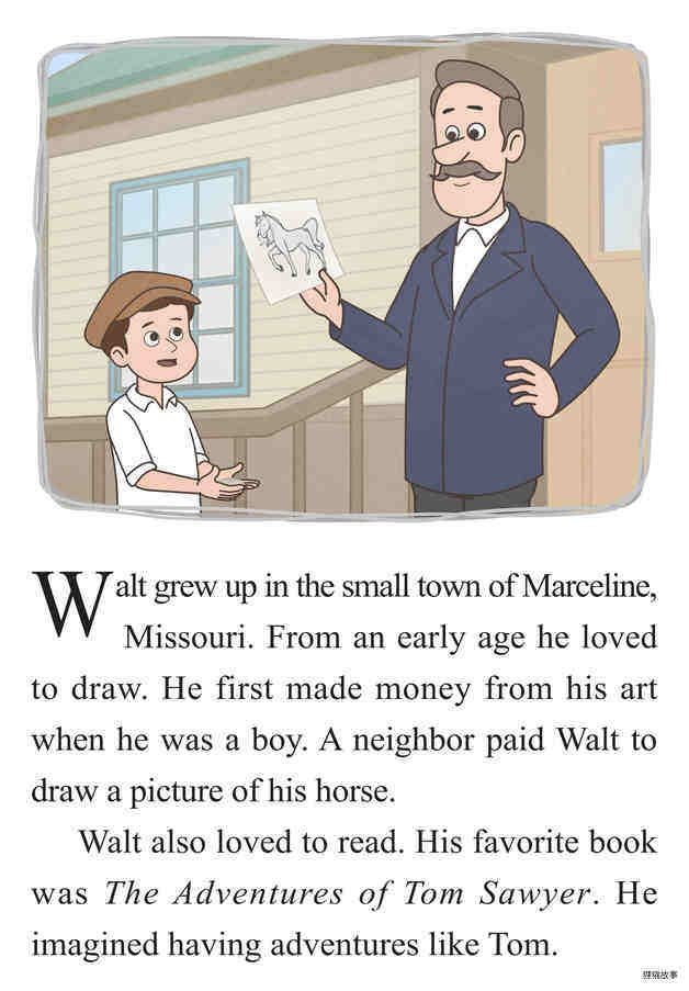 Young Walt Disney绘本故事第3页