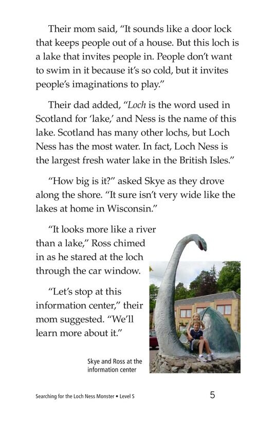 Searching for the Loch Ness Monster绘本故事第4页