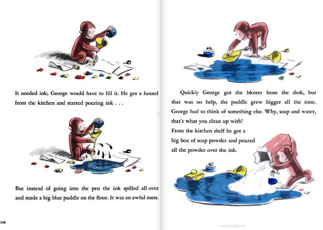 Curious George Gets a Medal绘本故事第5页