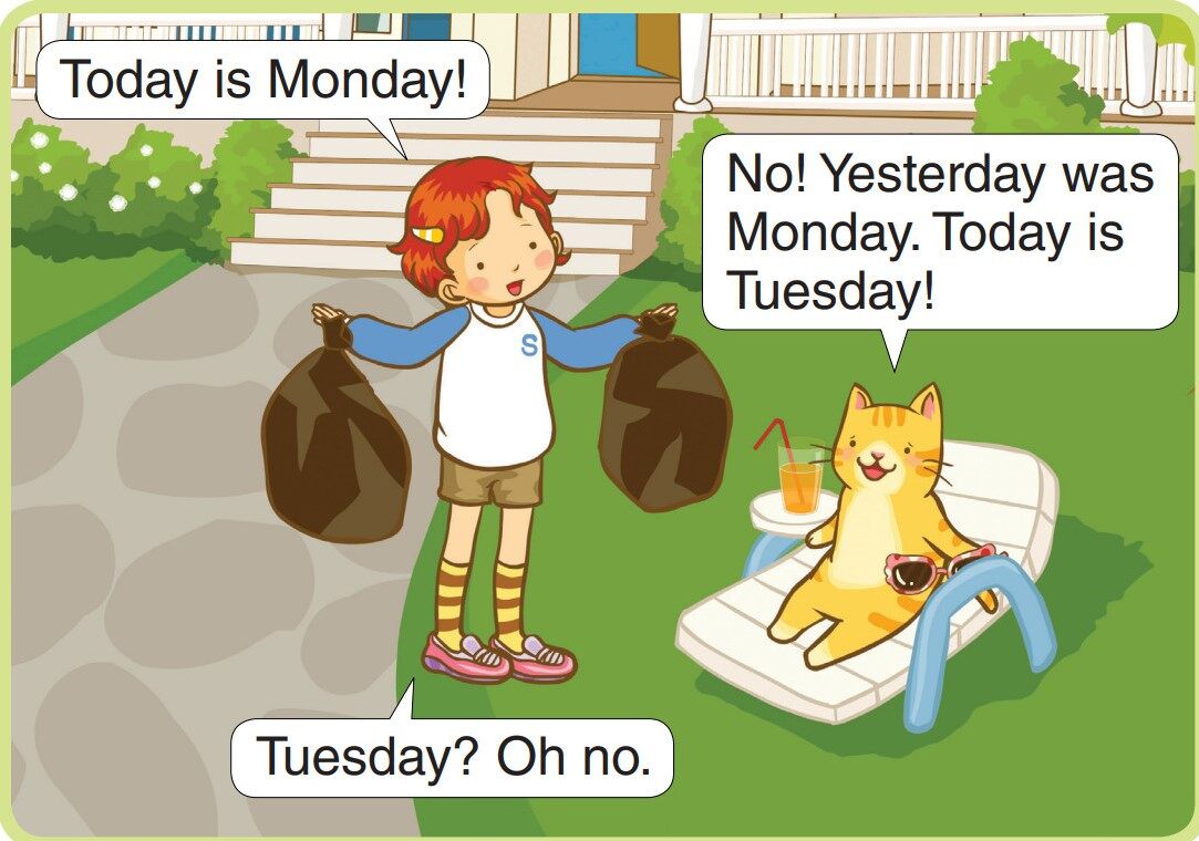 What Day Is It Today?绘本故事第2页