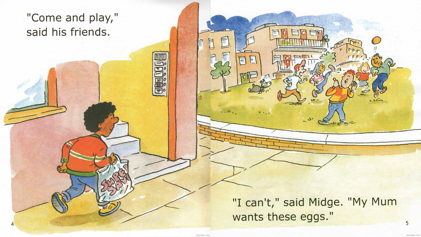 Midge and the Eggs绘本故事第5页