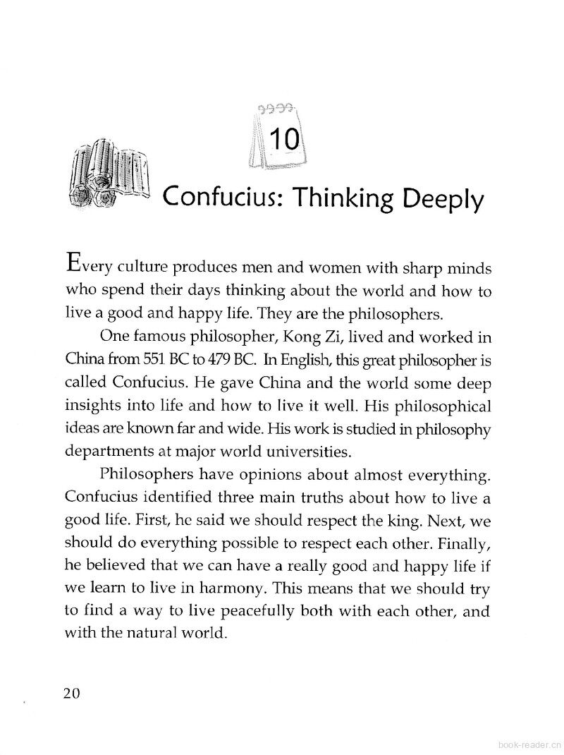 Confucius: Thinking Deeply绘本故事第2页