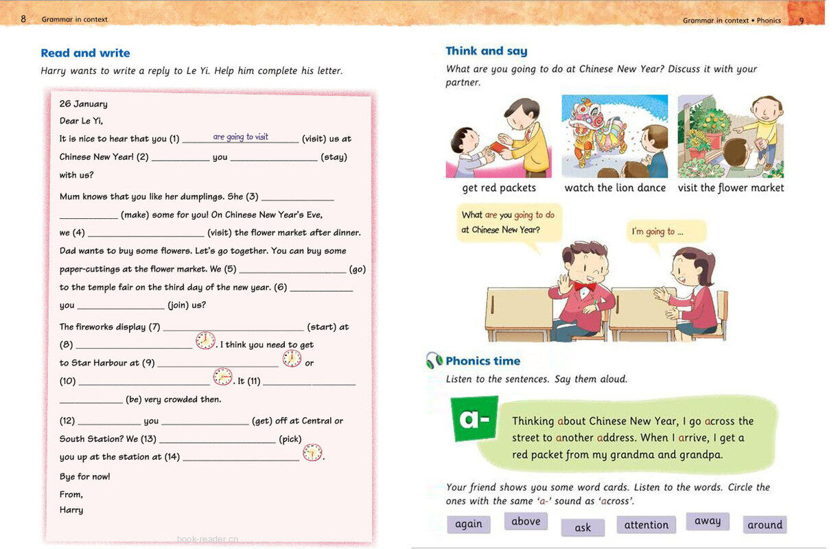 4B Unit 1 New Year fun绘本故事第5页