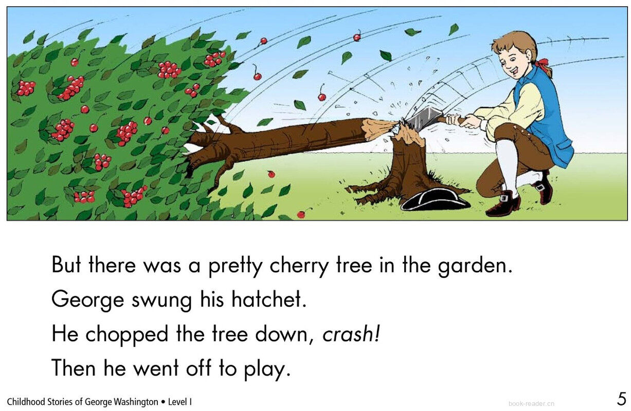 Childhood Stories of George.Washington绘本故事第5页
