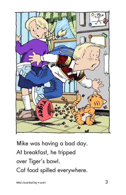 Mike's Good Bad Day绘本故事第3页