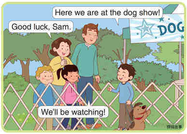 At the Dog Show绘本故事第3页
