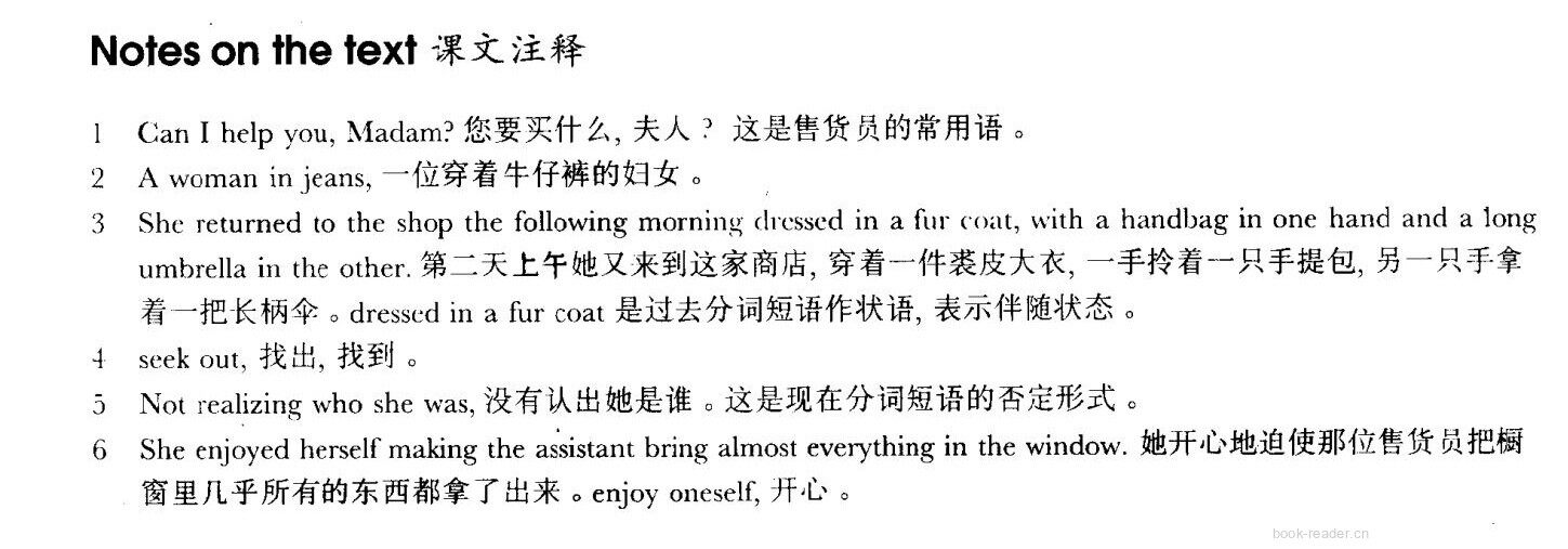 57 Can I help you, madam?绘本故事第4页