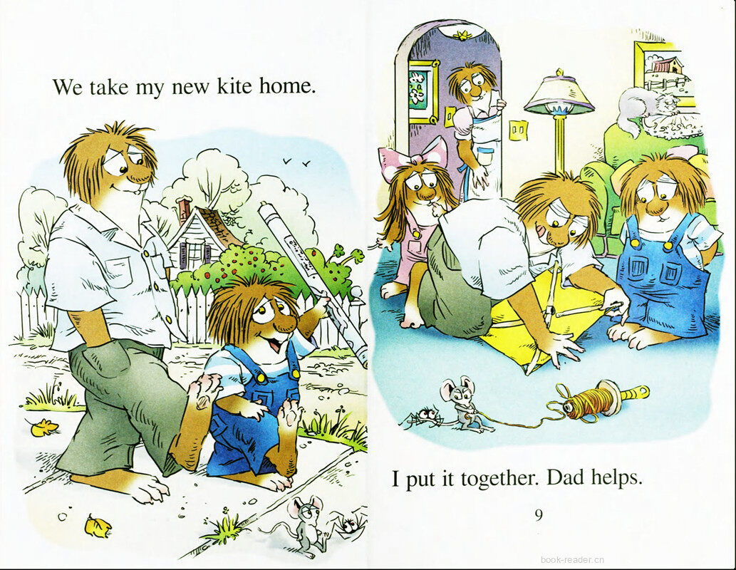 Just a kite绘本故事第4页