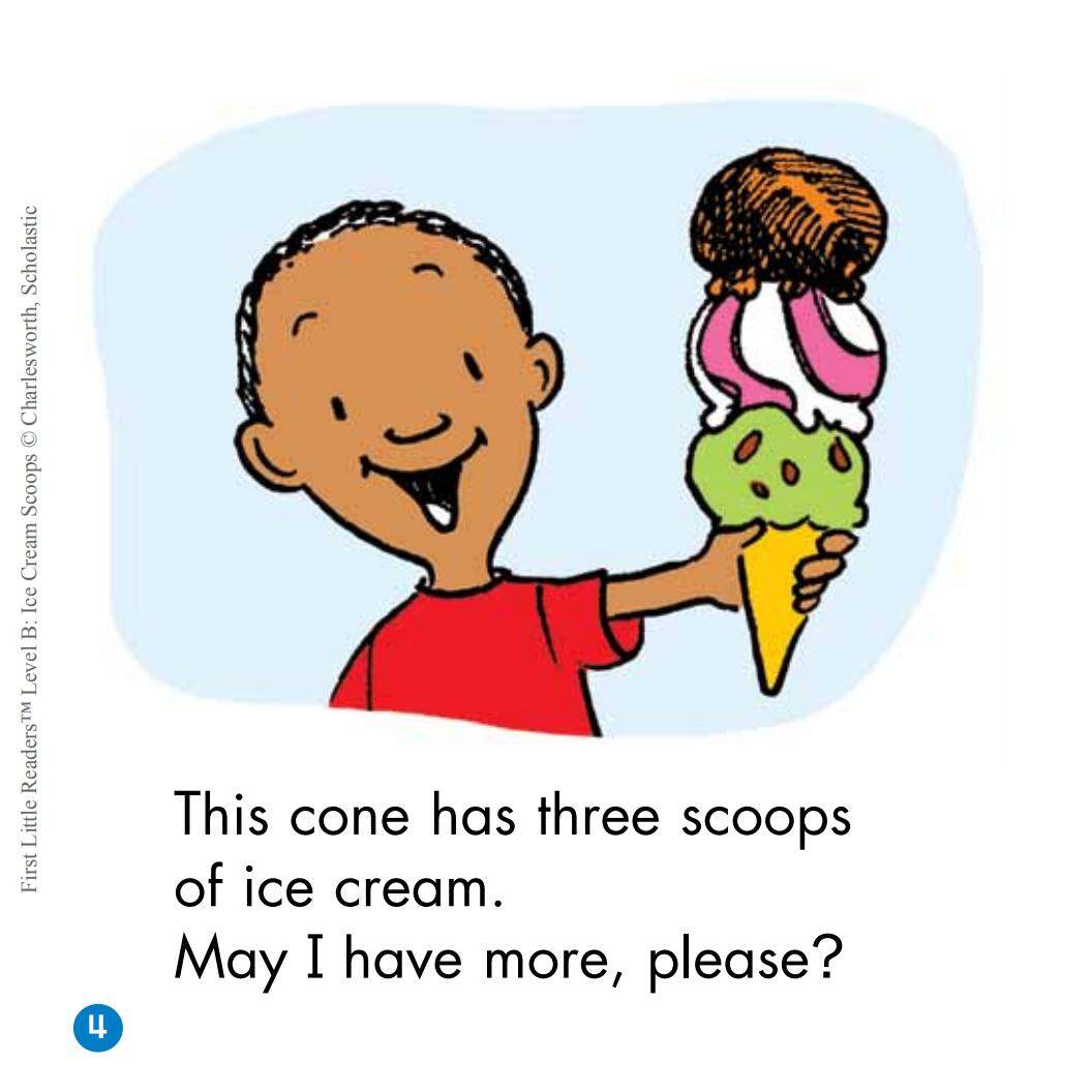Ice Cream Scoops绘本故事第5页