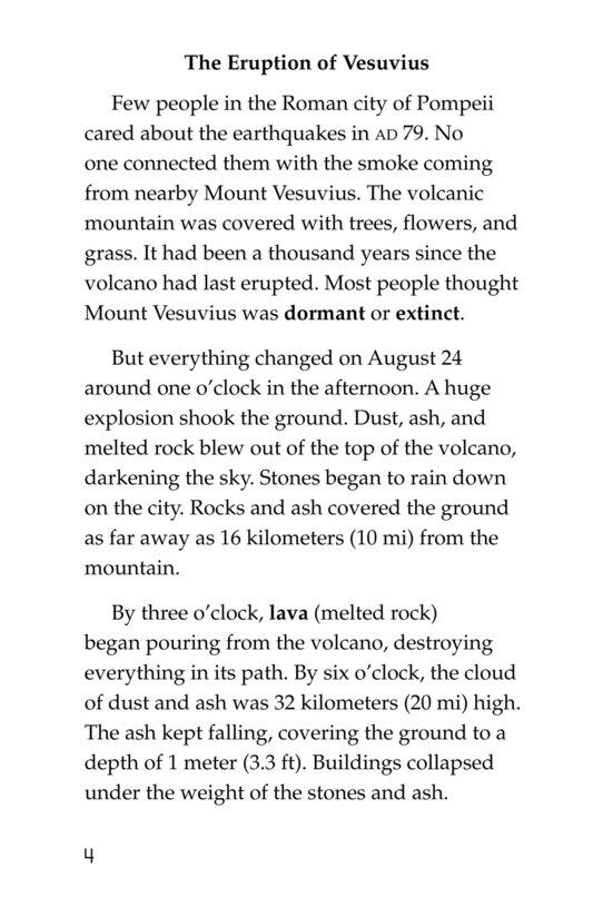 Volcanoes绘本故事第3页