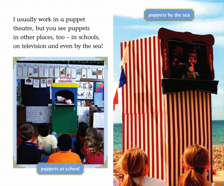 Inside the Puppet Theatre绘本故事第4页