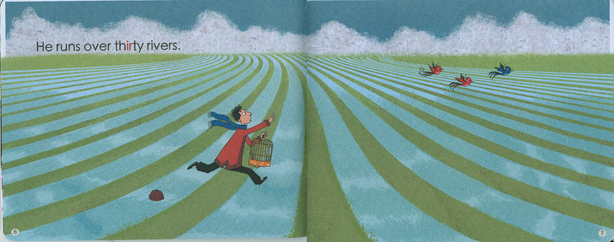 Run after a bird绘本故事第5页